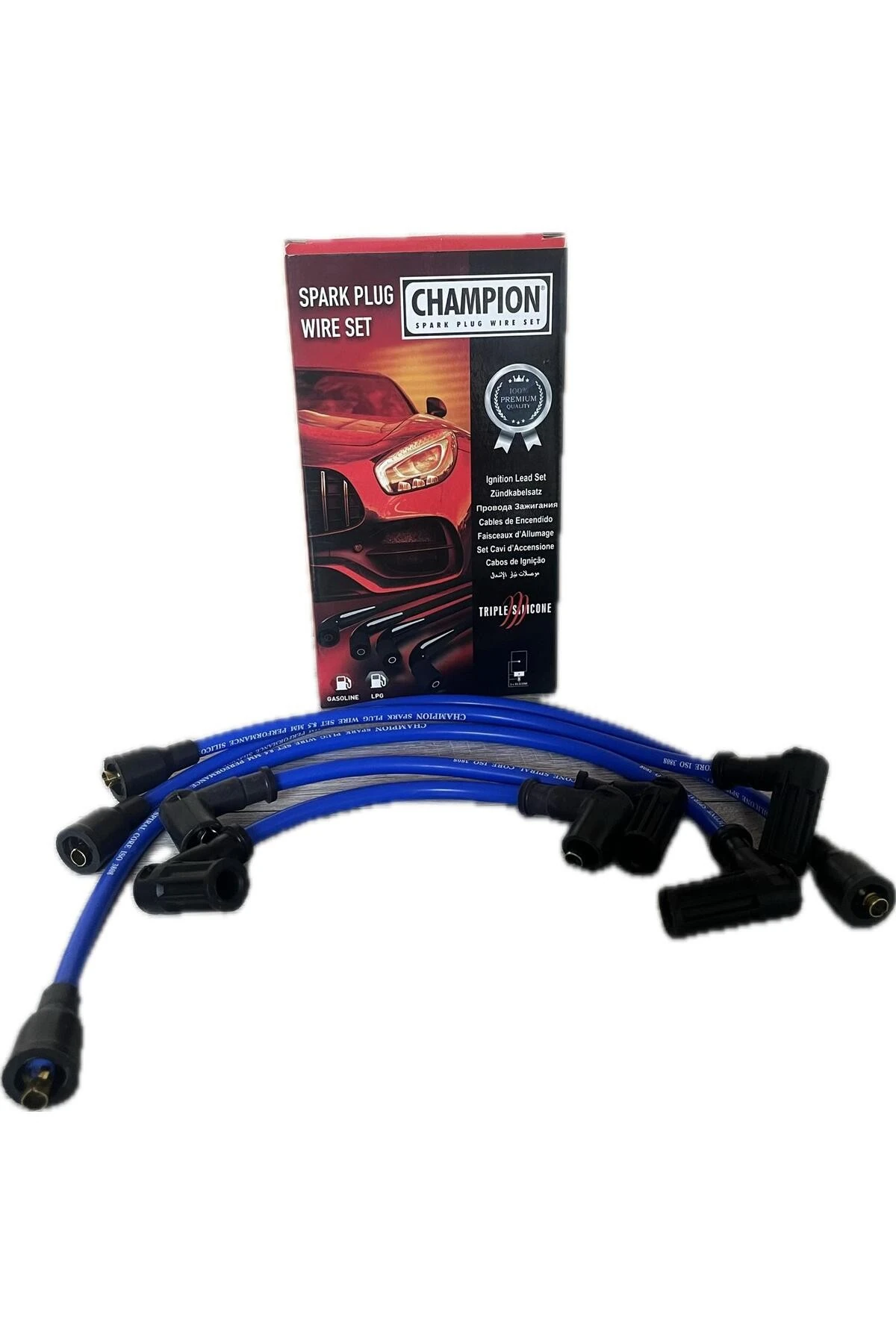 Slx Performans Buji Kablosu 8.5 mm Mavi Silikon Kablo 7706494