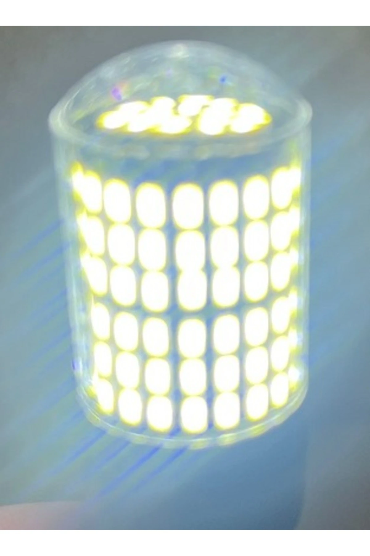 T20 W21/5W 12V-24V Park, Gündüz Farı, Geri vites Led Ampulü 144 Ledli Beyaz 2 Adet