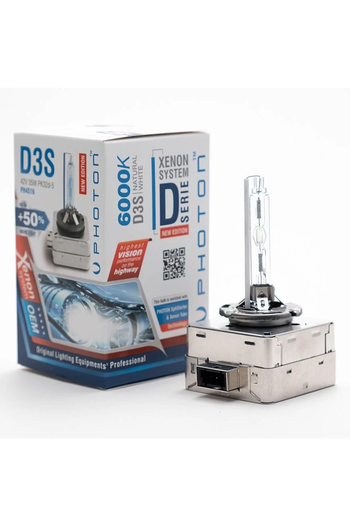 Photon D3s 6000k %50 Fazla Işık Xenon Ampul