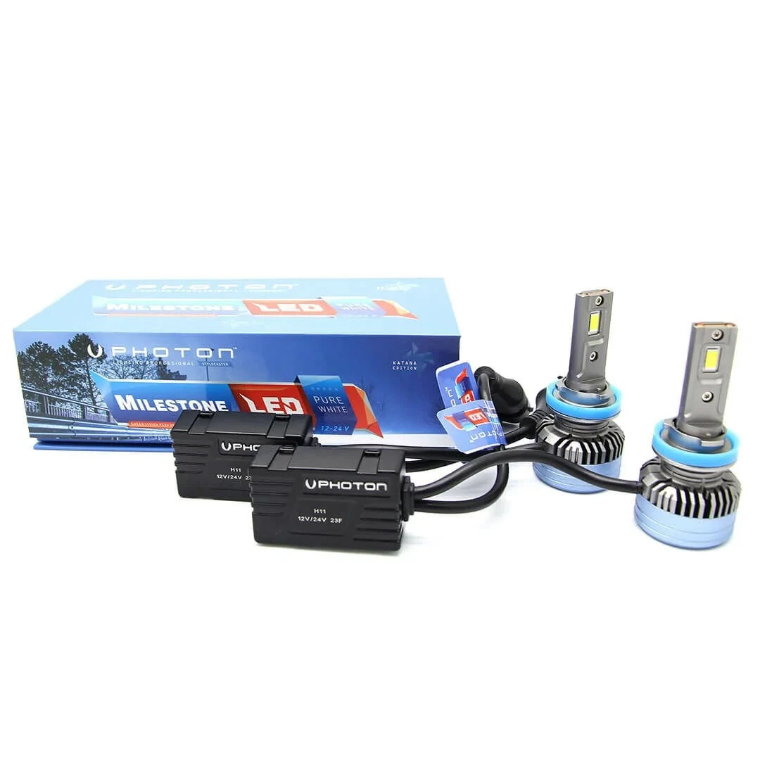 Toyota Auris 2006-2012 Led Kısa Far Ampulü Photon H11 Milestone Black Katana 