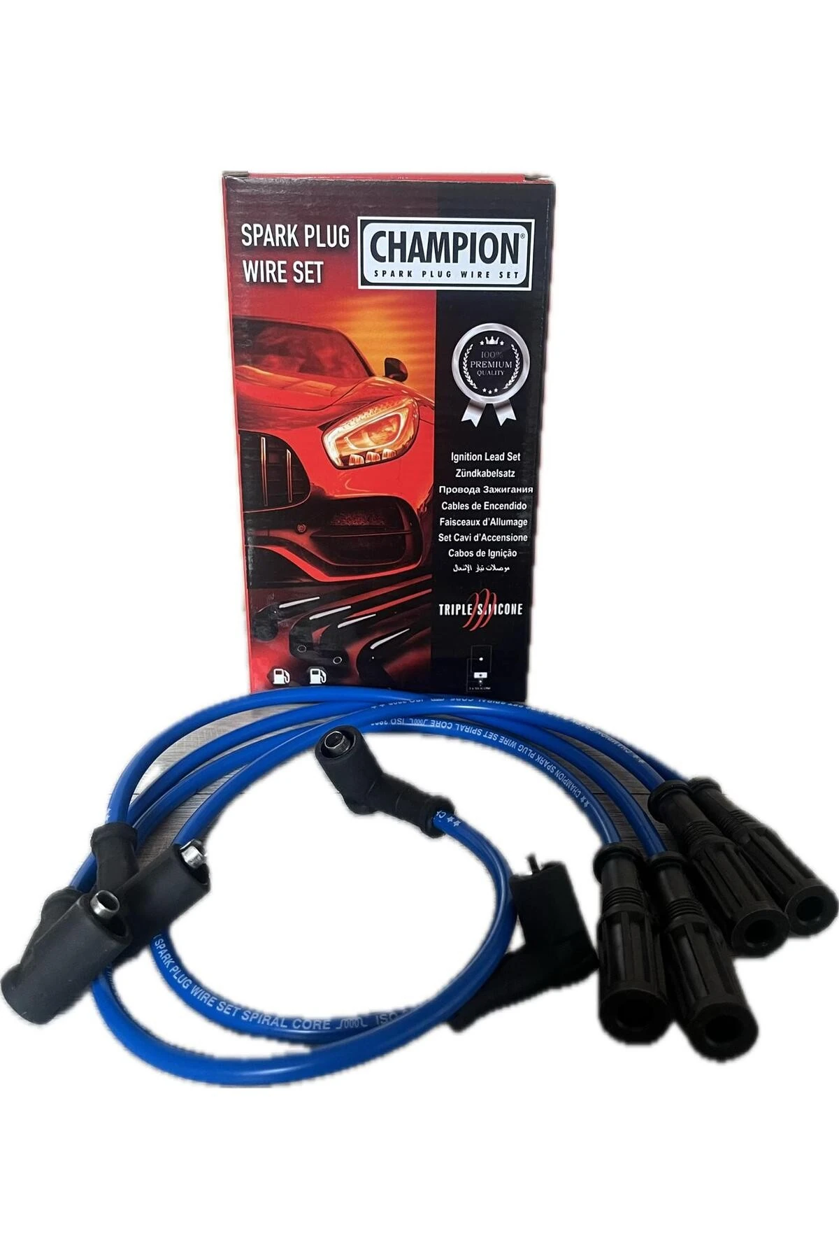 Palio Siena 1.4 8V Uyumlu Performans Buji Kablosu 7 mm Mavi 46427497