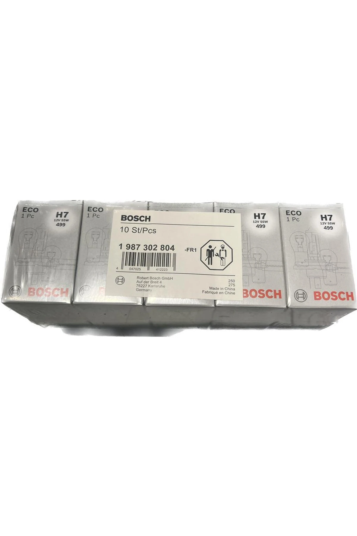 H7 12V 55W PX26D AMPUL 10 Adet Bosch 1987302804