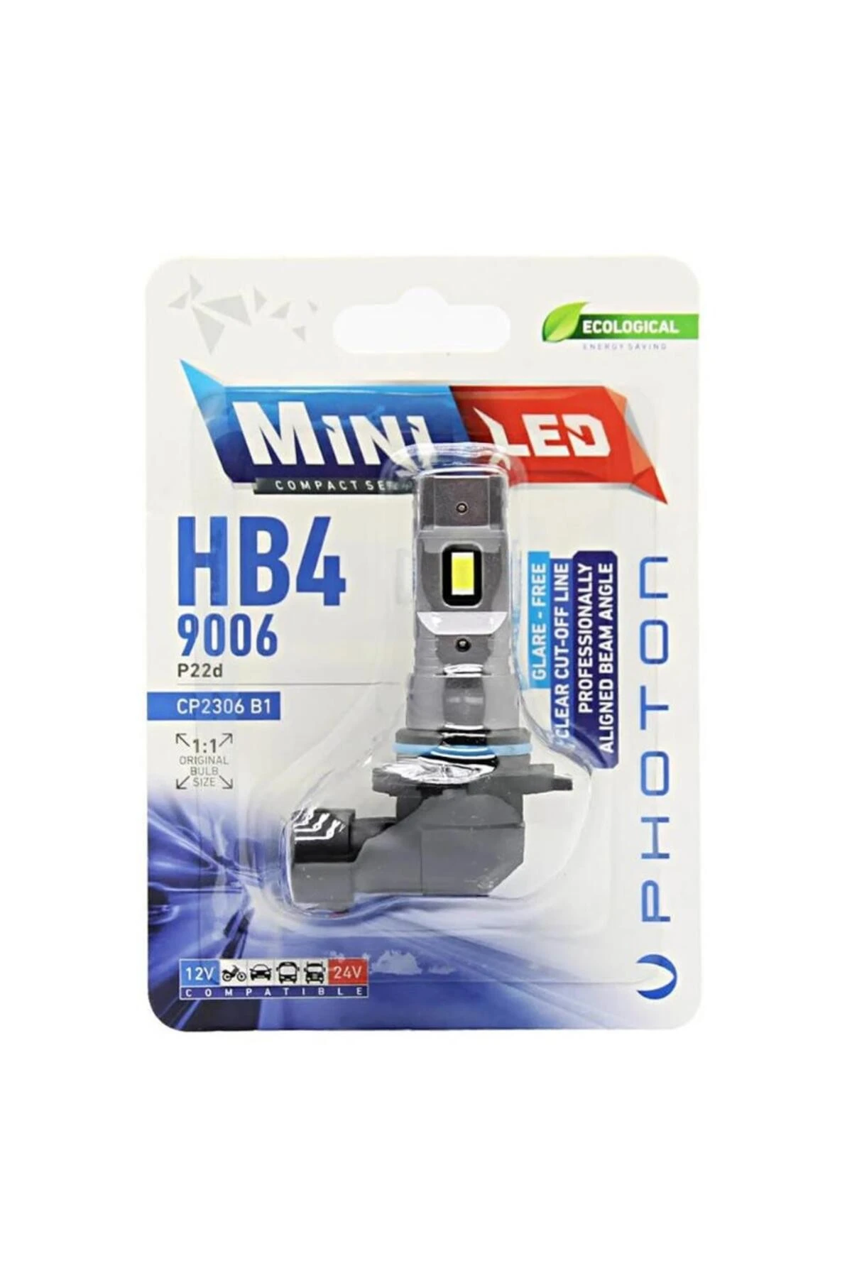 Photon HB4 9006 Mini Fansız Led Far Ampulü 