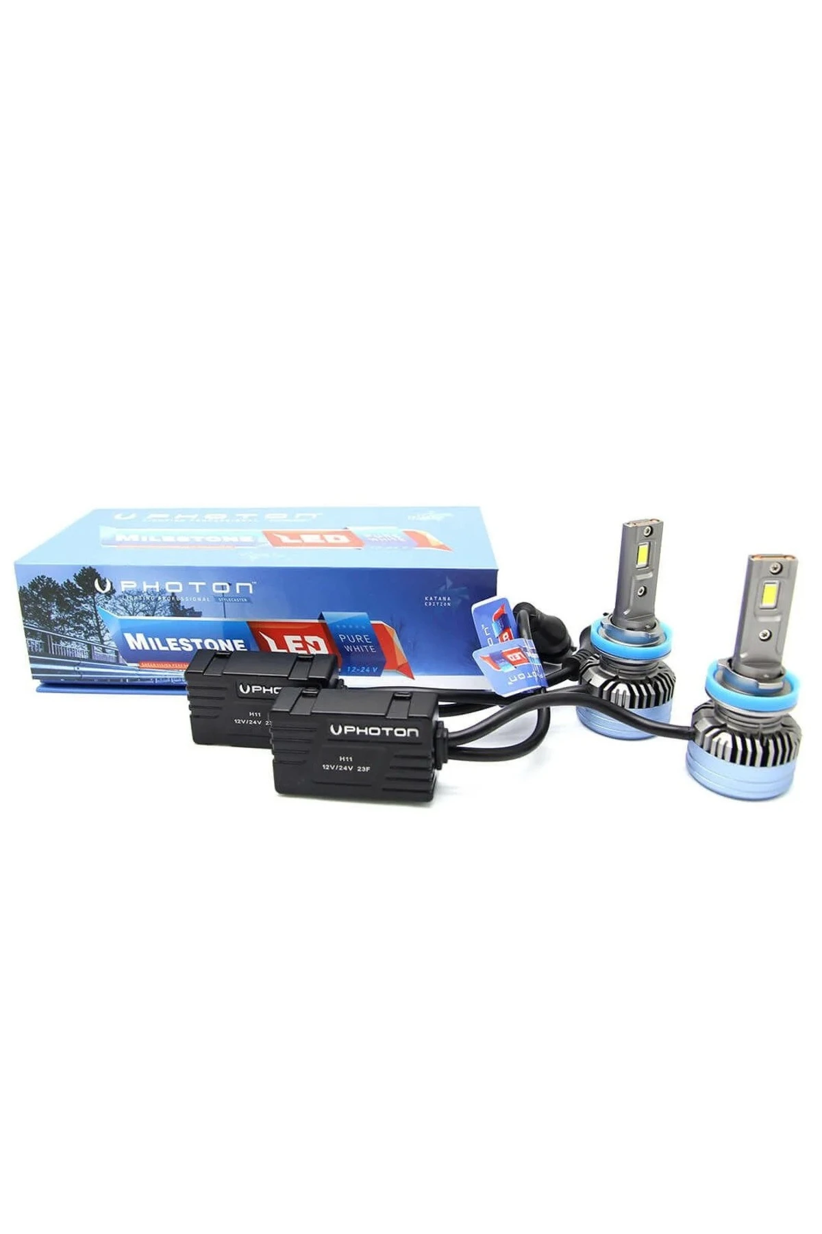 Toyota Corolla 2013-2020 Kısa Led Far Ampulü Photon H11 Milestone Black Katana 