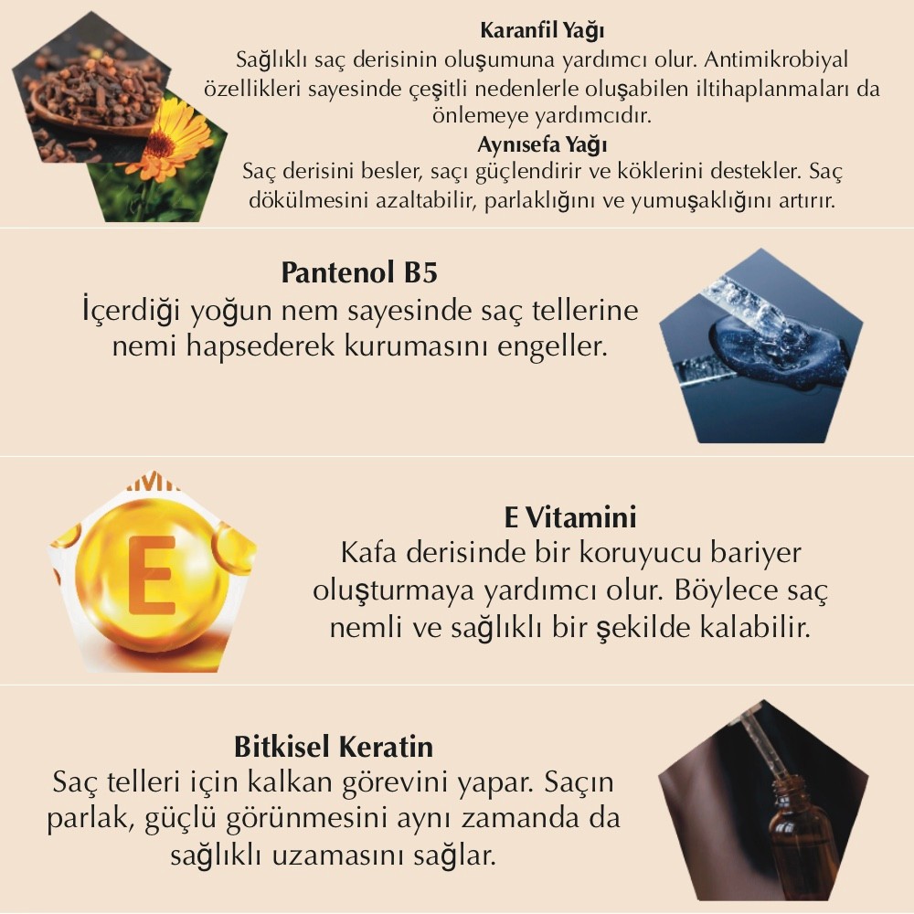 Karanfil & Aynısefa & Sandal Yağı Doğal Katı Şampuan