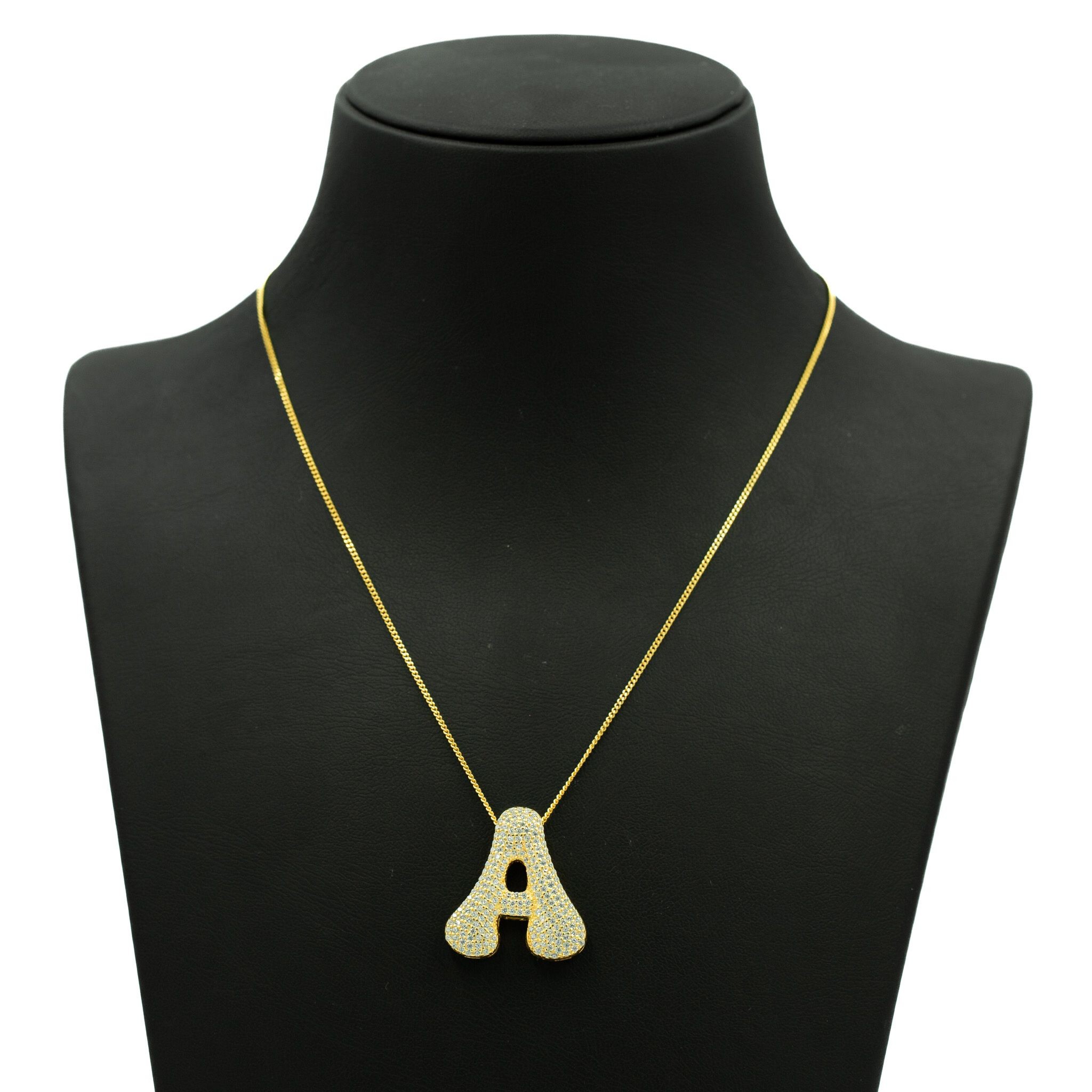 Harf 3D Kolye (Gold Renk)