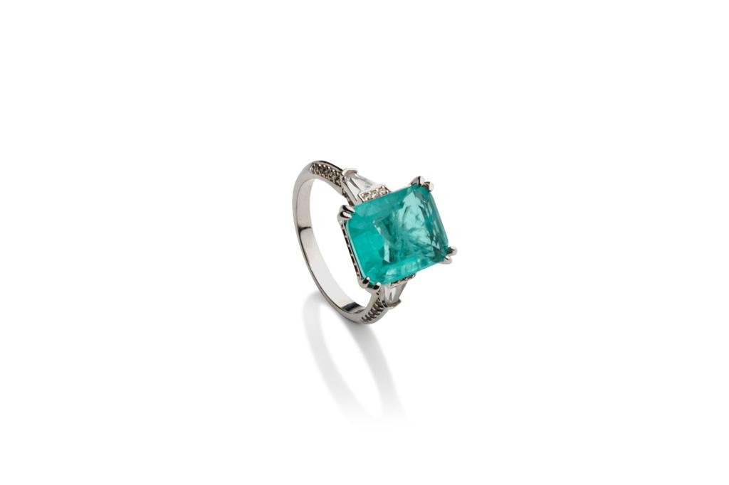 Emerald Paraiba Turmalin Yüzük