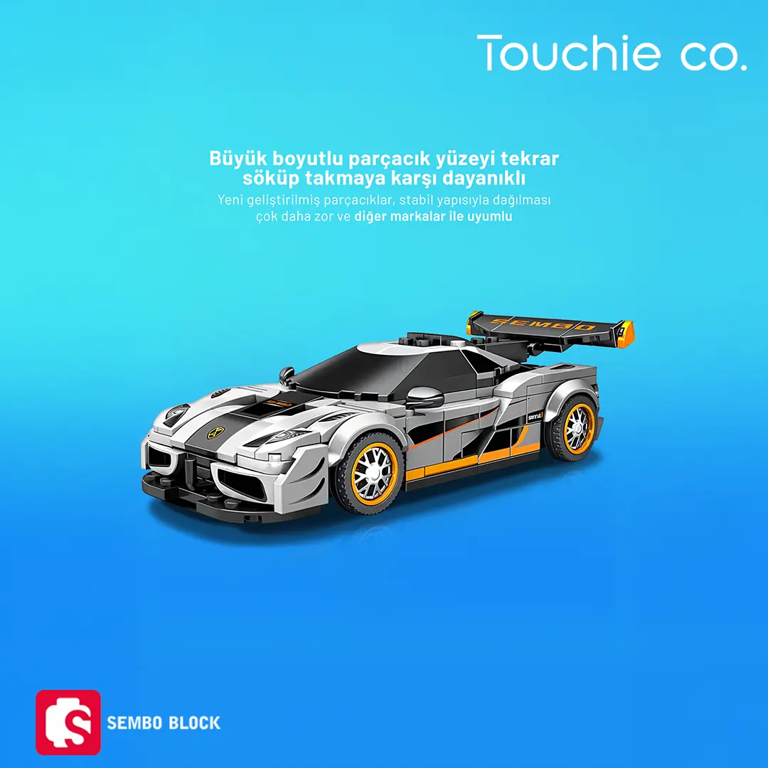Sembo Block Koenigsegg One Modeli - 244 Parça | Lego Uyumlu Yapı