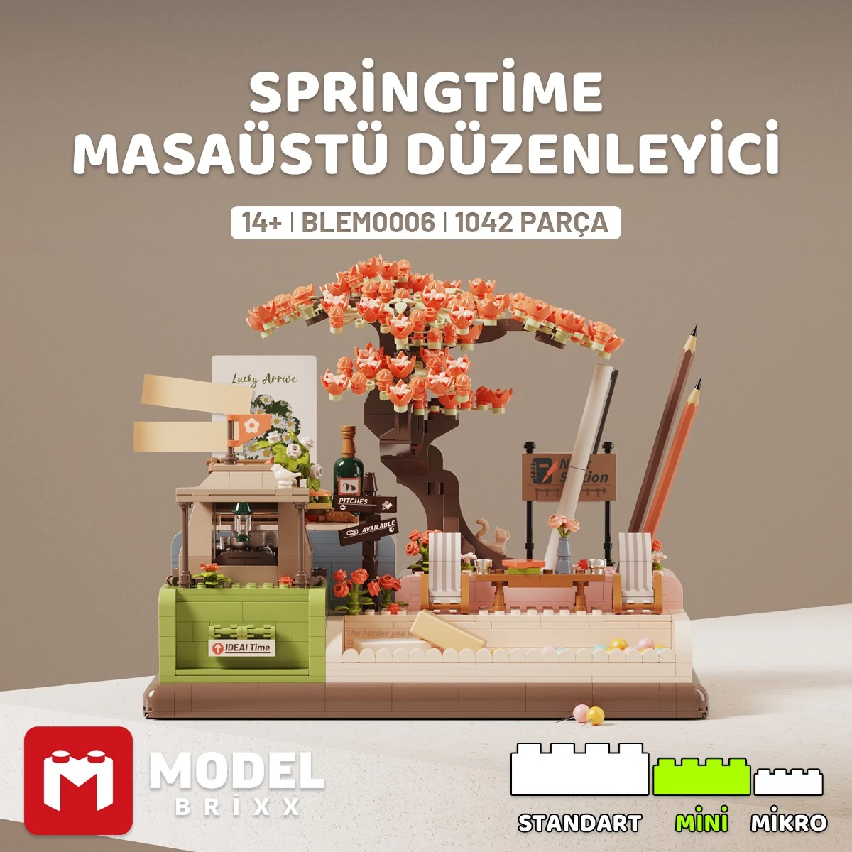 Balody | ModelBrixx Springtime Masaüstü Düzenleyici Yapı Bloğu