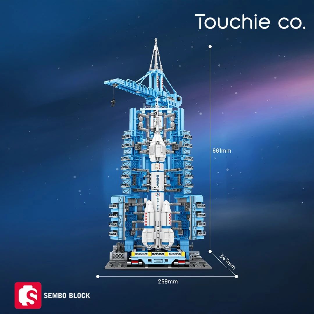 Sembo Block Jinquan Uydu Fırlatma Merkezi Yapı Bloğu Seti – 2152 Parça
