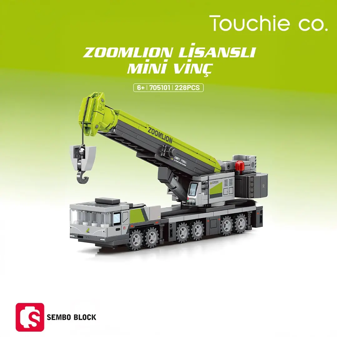 Sembo Block | Sembo Block Zoomlion Lisanslı Mini Vinç 228 Parça