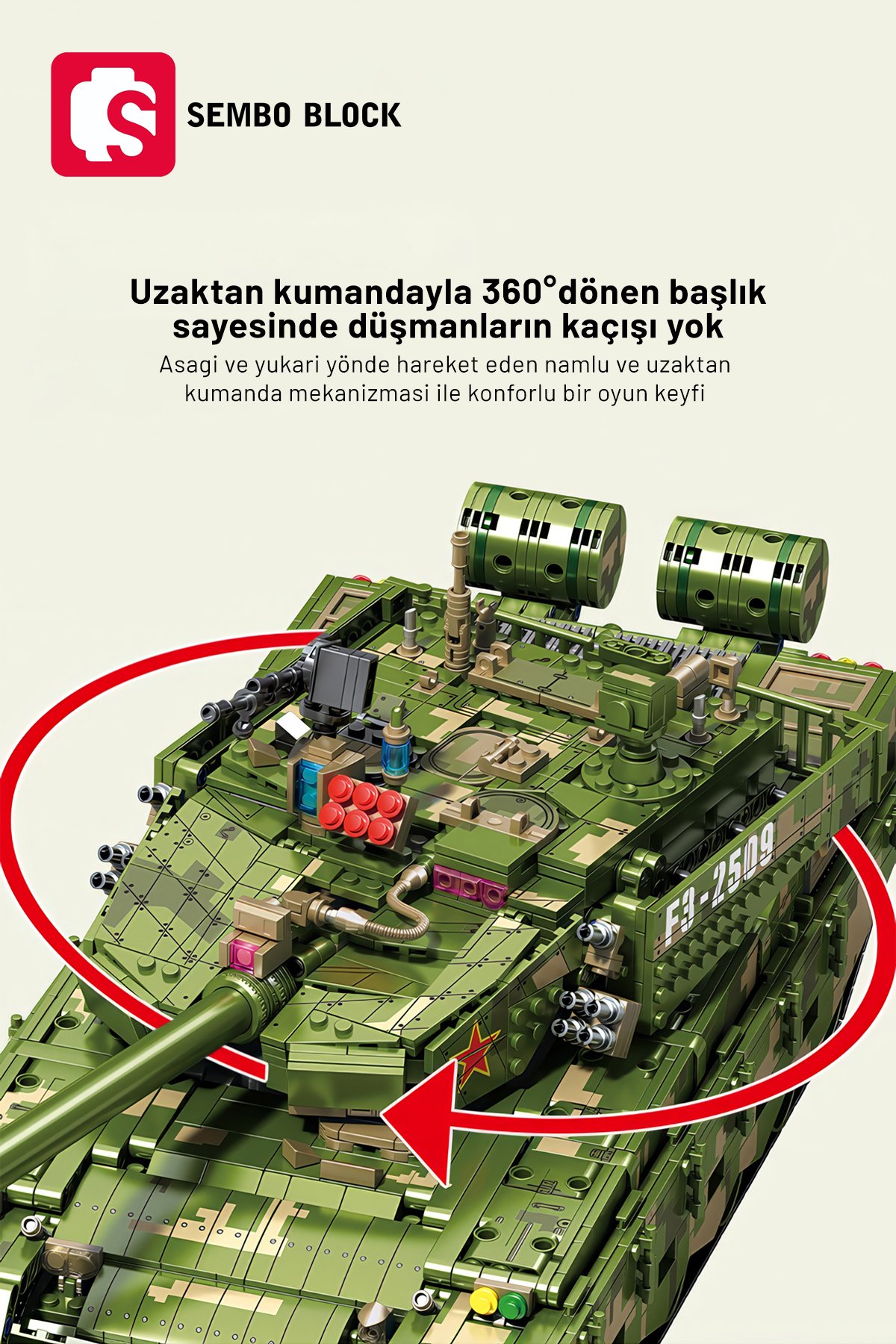 Type 99A Ana Muharebe Tankı 1:18 Ölçek 2748 Parça yapı blokları Lego ile uyumlu (705021)