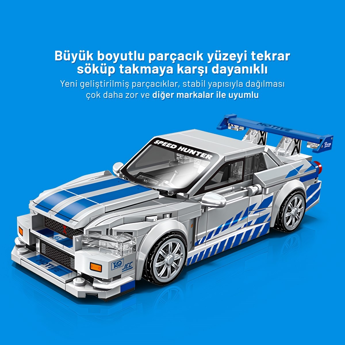 Sembo Block Nissan Skyline GTR Yapı Bloğu Seti – 341 Parça