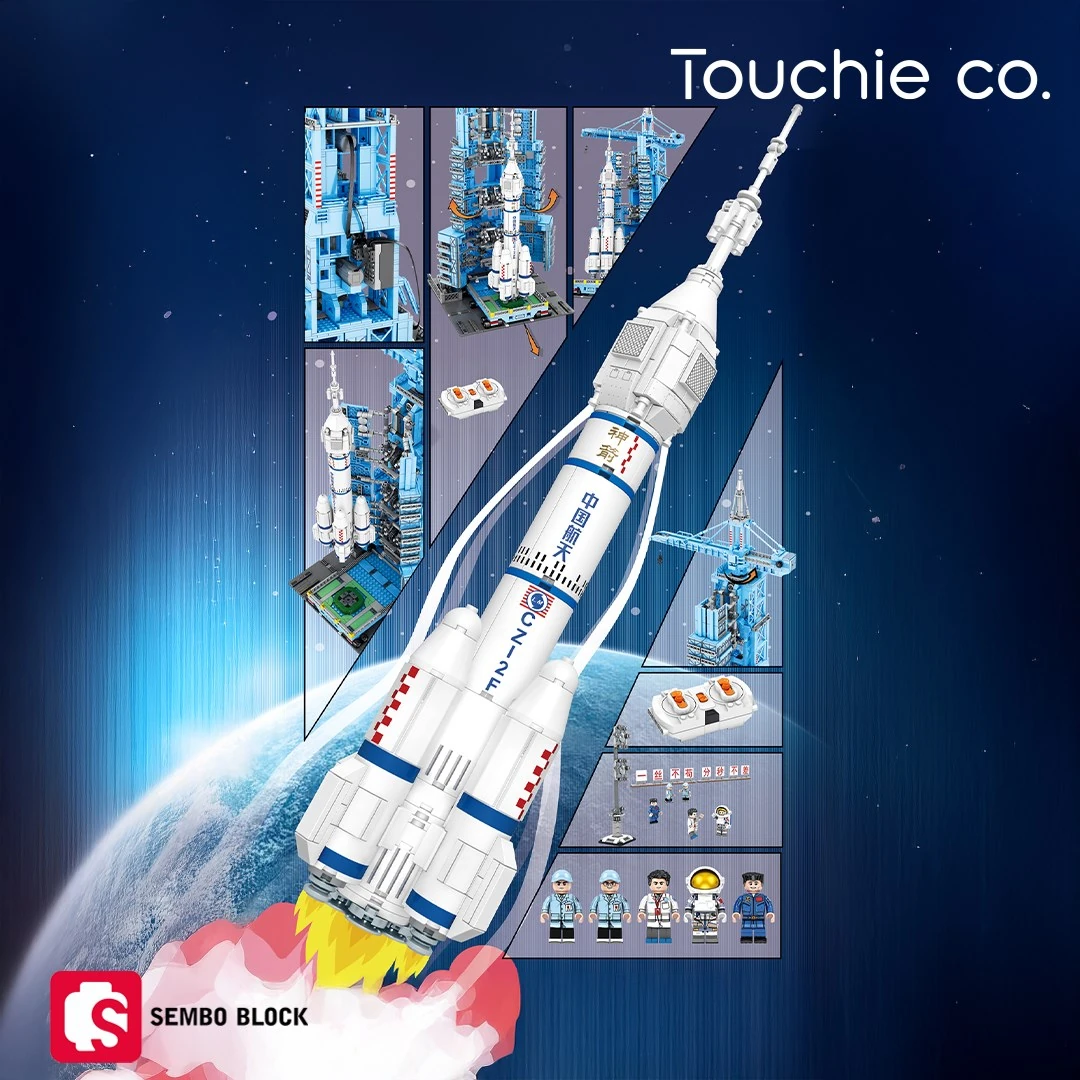 Sembo Block Jinquan Uydu Fırlatma Merkezi Yapı Bloğu Seti – 2152 Parça