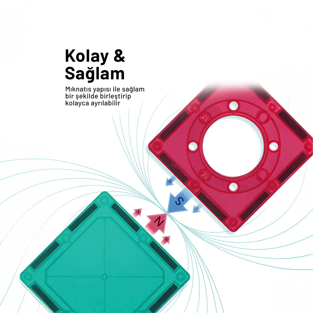 Touchie Co. Manyetik Bloklar - 199 Parça