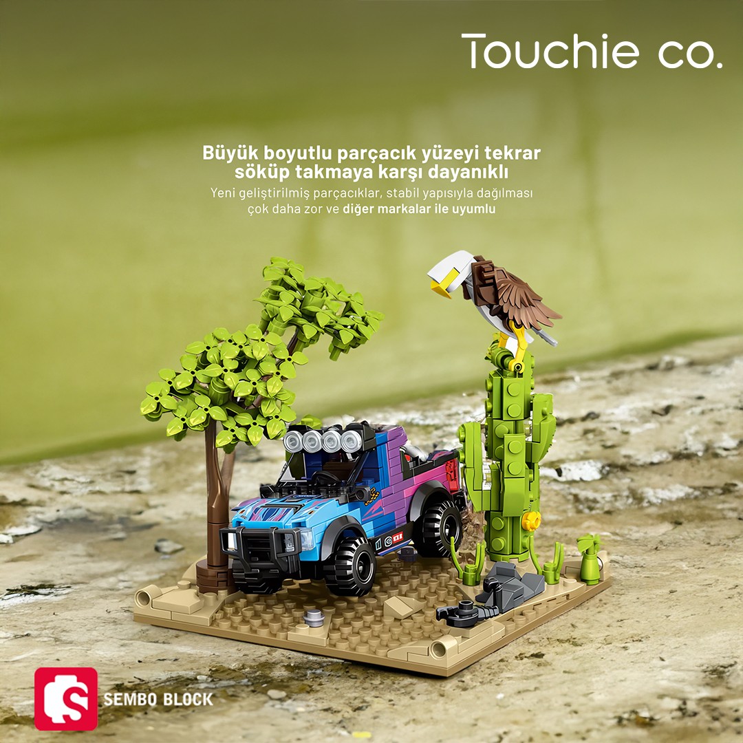 Cool Convoy Warrior Off-Road 363 Parça yapı blokları Lego ile uyumlu (714317)