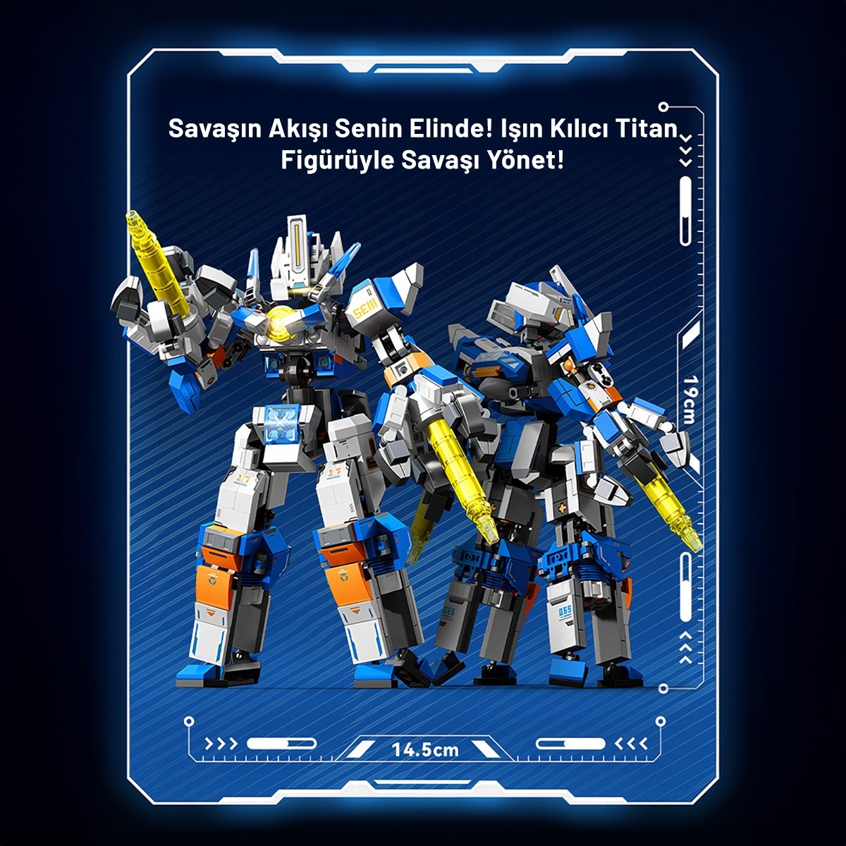 Lightsword Titan Ölüm Savaşçısı Yapı Bloğu Seti