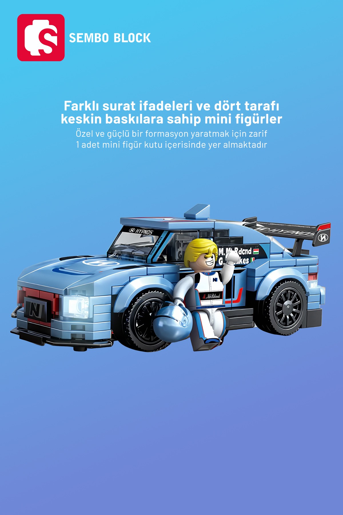 Speed Alliance Current Racing Team 209 Parça yapı blokları Lego ile uyumlu (714029)