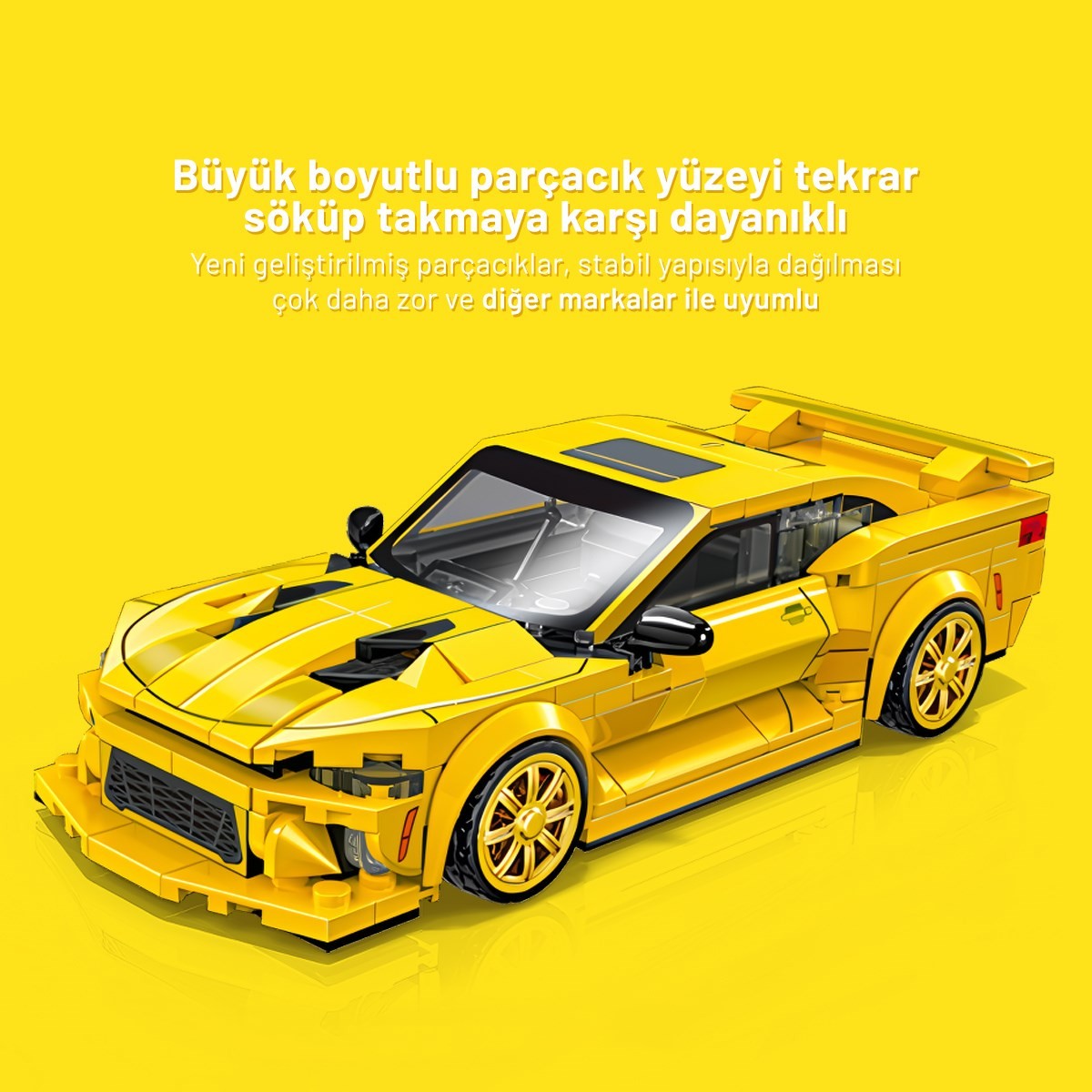Sembo Block Exotic Cars Chevrolet Camaro Yapı Bloğu Seti – 349 Parça