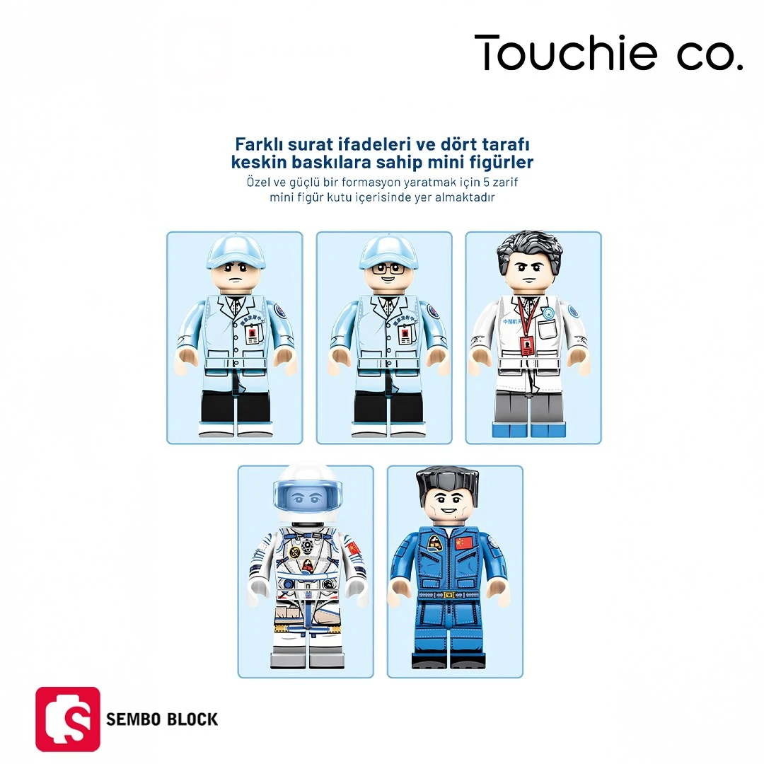 Sembo Block Jinquan Uydu Fırlatma Merkezi Yapı Bloğu Seti – 2152 Parça