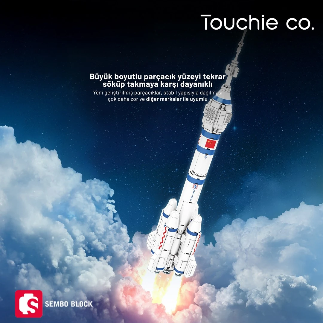 Sembo Block Jinquan Uydu Fırlatma Merkezi Yapı Bloğu Seti – 2152 Parça