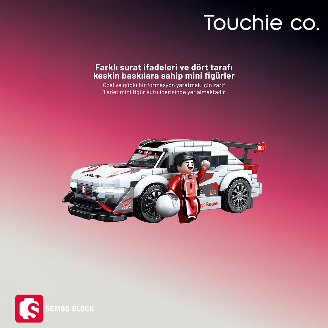 Speed Alliance Suta Racing Team 224 Parça yapı blokları Lego ile uyumlu (714028)