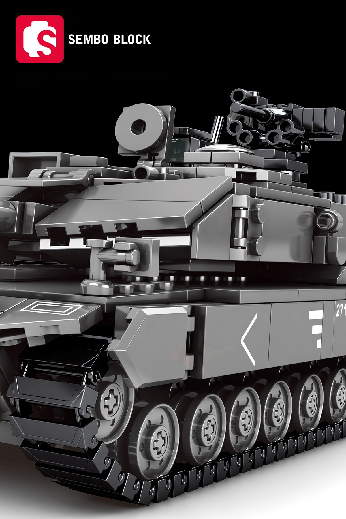 Leopard 2A7+ Ana Muharebe Tankı 898 Parça yapı Blokları Legoile uyumlu