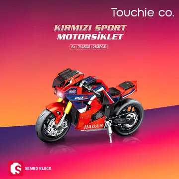 Kırmızı Sport Motosiklet