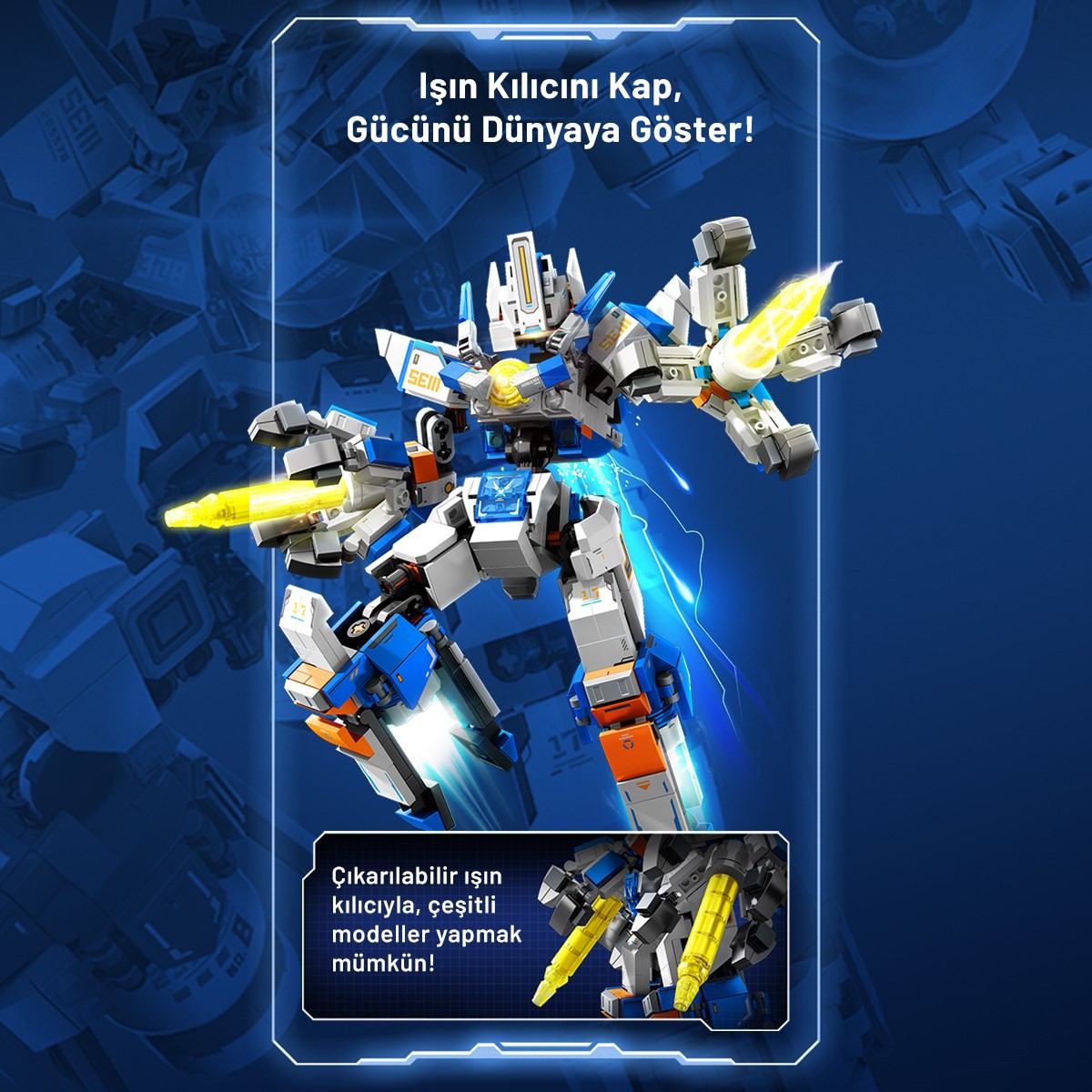 Lightsword Titan Ölüm Savaşçısı Yapı Bloğu Seti
