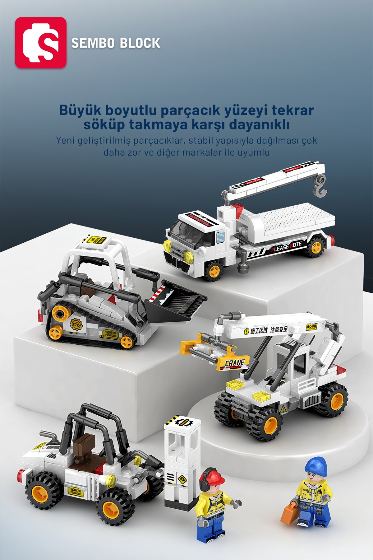 8'i 1 arada Kar Kurtarma seti 993 Parça yapı blokları Lego ile uyumlu(2752-2759)