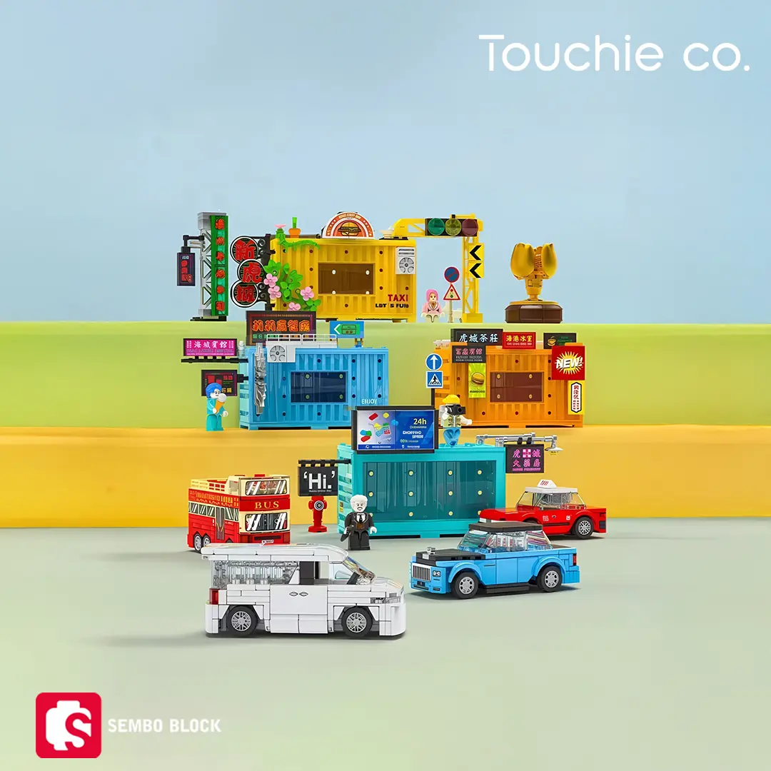 Hong Kong Street Şehir Turu 281 Parça - Sembo Block | Lego Uyumlu