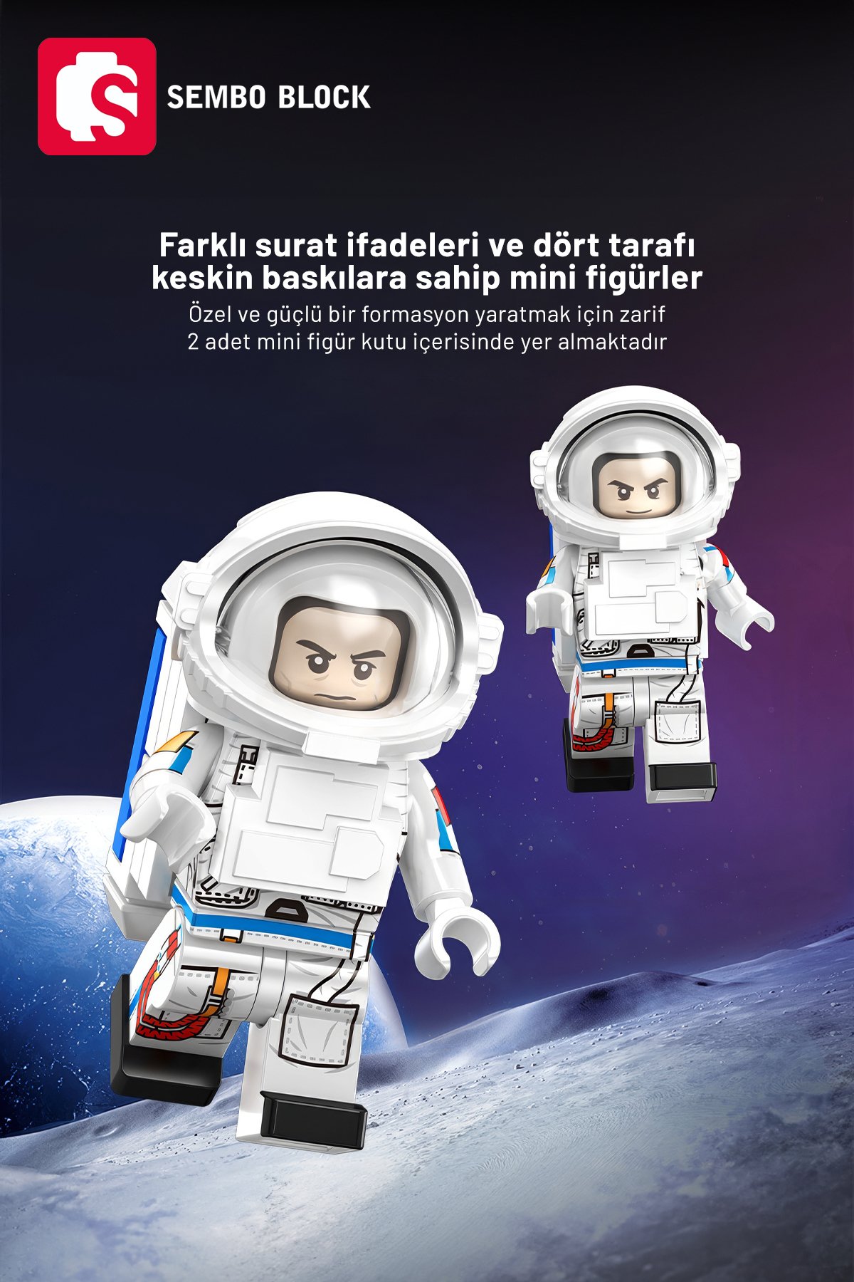 Faz II Uzay İstasyonu 644 Parça yapı blokları Lego ile uyumlu (203354)