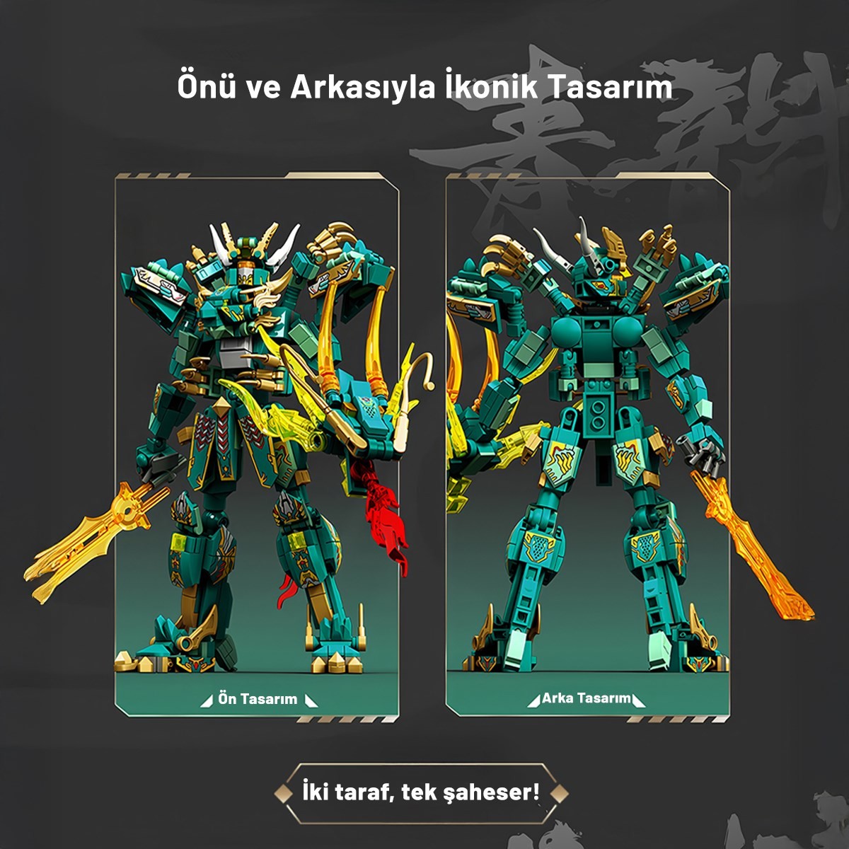 Sembo Block Holy Dragon Çin Ejderi Figür – 530 Parça Yapı Bloğu Seti