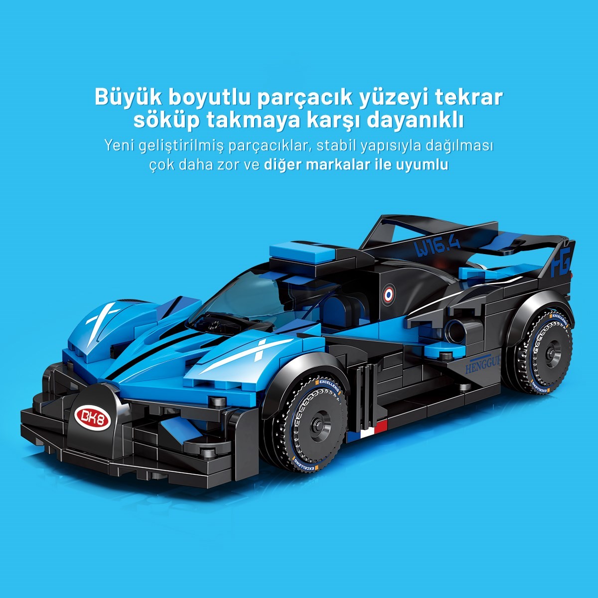 Sembo Block Bugatti Bolide Yapı Bloğu Seti 273 Parça