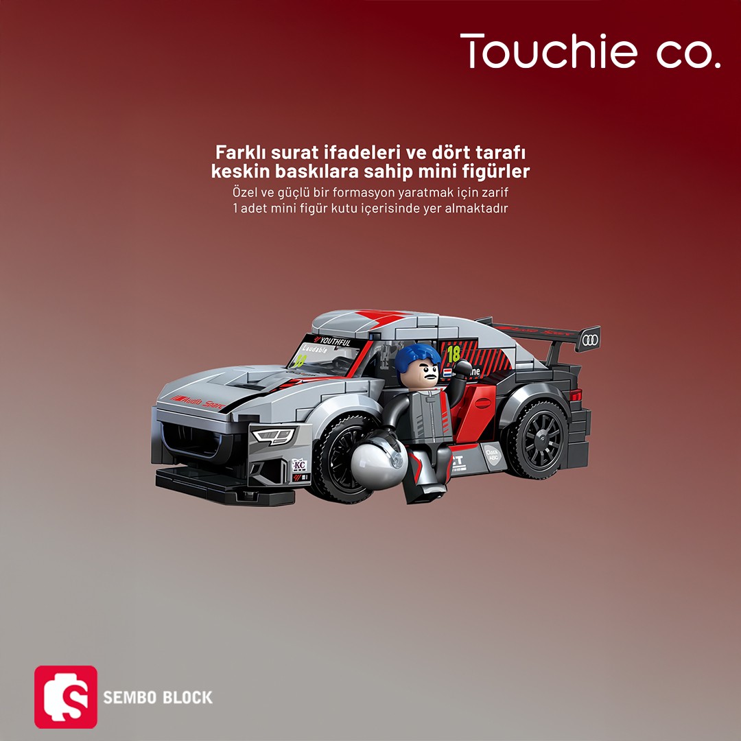 Speed Alliance Aussu Racing Team 211 Parça yapı blokları Lego ile uyumlu (714031)