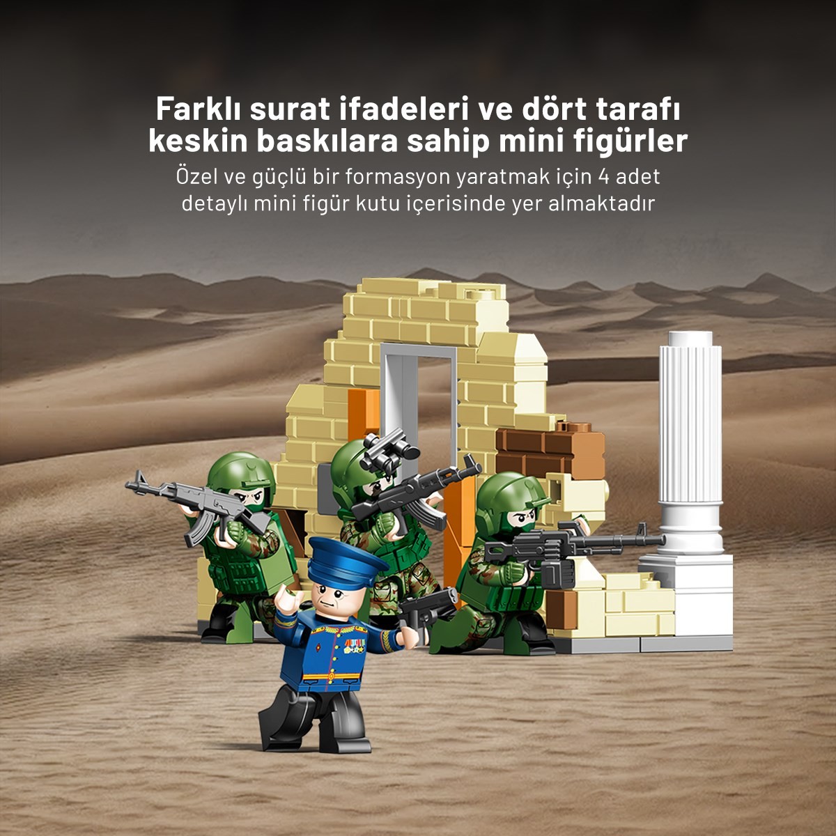 Sembo Block T-90 Ana Muharebe Tankı Yapı Bloğu Seti 765 Parça
