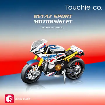 Beyaz Sport Motosiklet