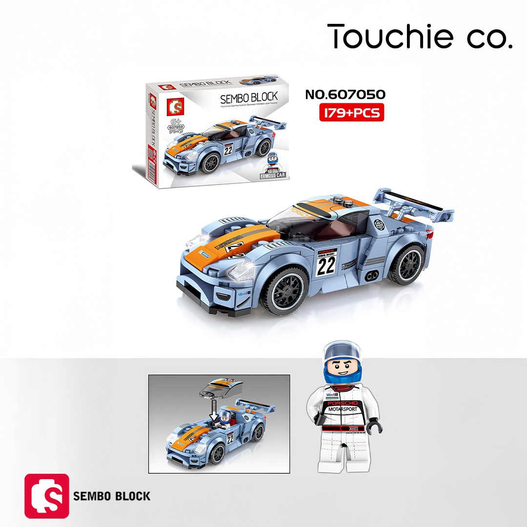 Porsche 918 RSR Yarış Arabası 179 parça yapı blokları Lego ile uyumlu (607050)