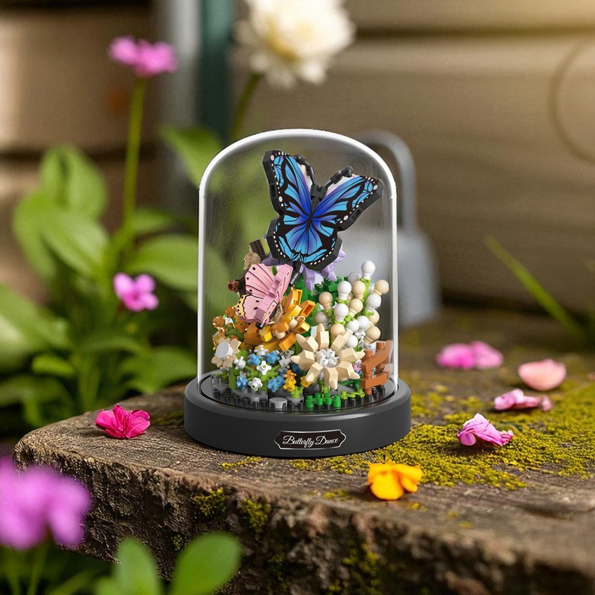 Balody Mini Bahçe Serisi Kelebeklerin Dansı Yapı Bloğu Seti (530 Parça)