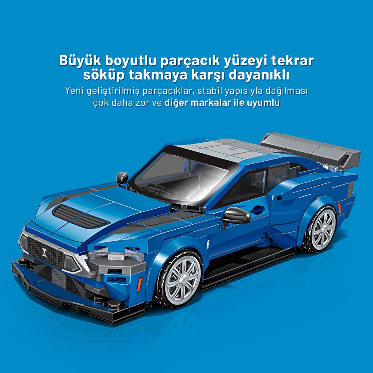 Sembo Block Ford Mustang GT Yapı Bloğu Seti 379 Parça