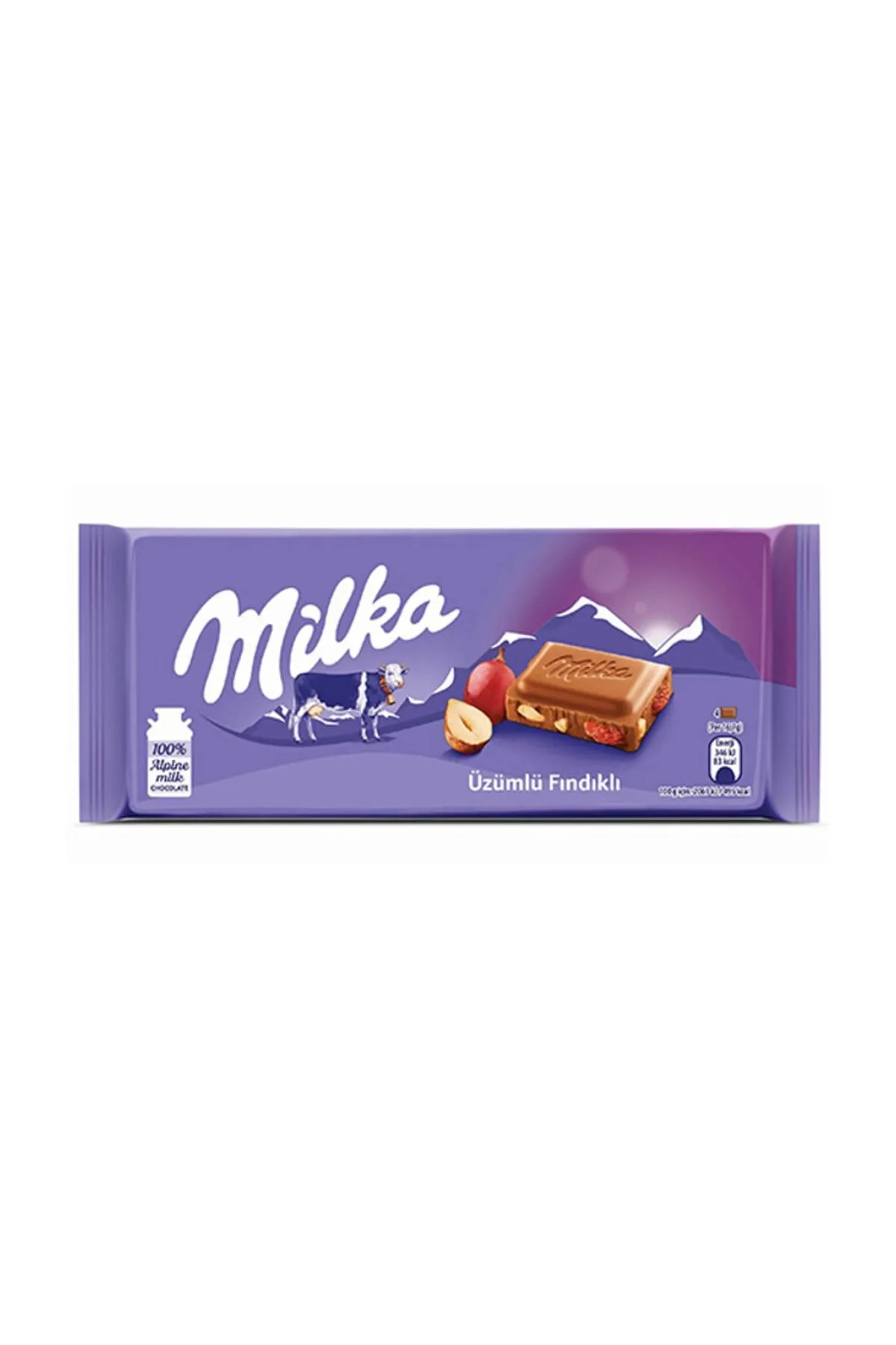 Milka Tablet Üzüm Fındık 80 Gr