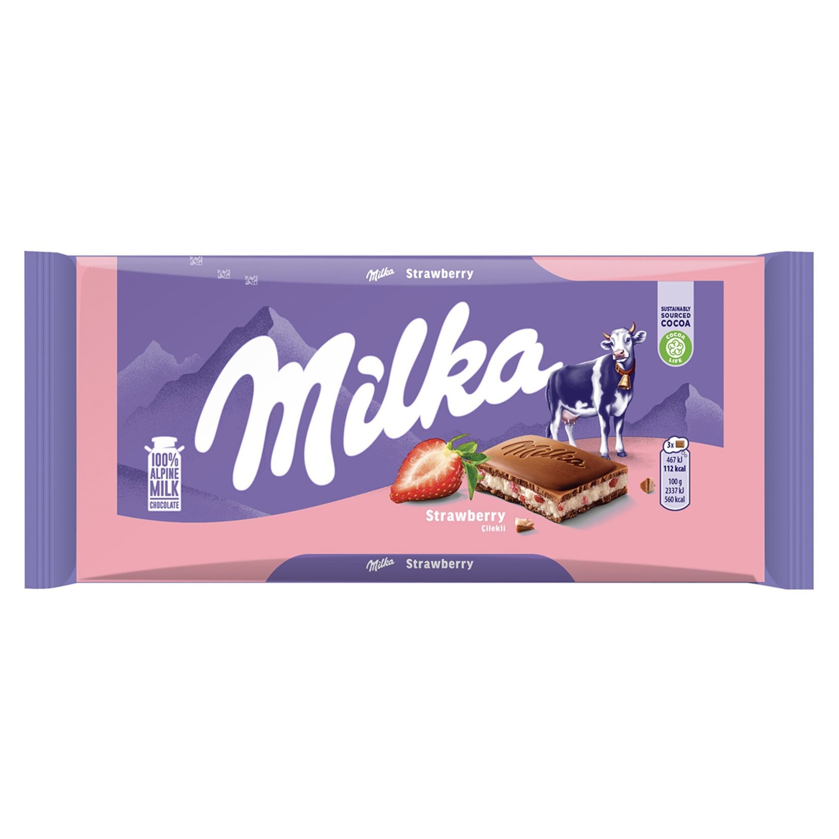 Milka Tablet Çilek Yoğurt 100 Gr