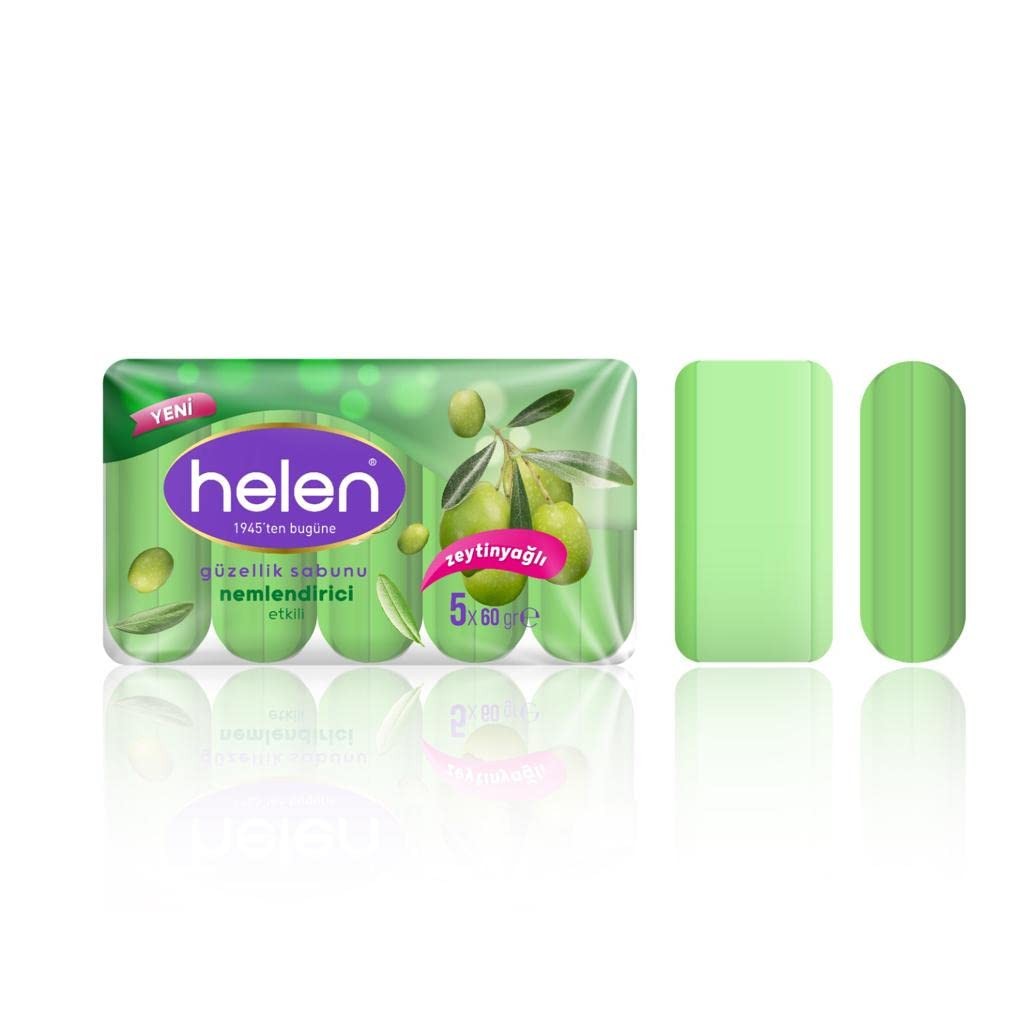 HELEN 2in1 Güzellik Sabunu 5' li Zeytinyağlı 60 Gr