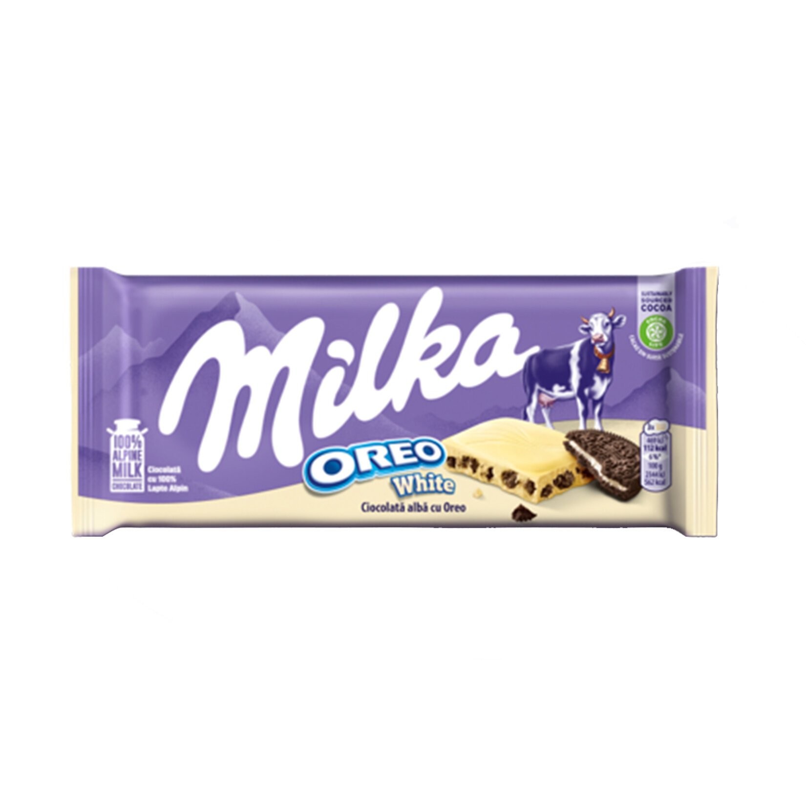 Milka Tablet White Oreo Parçacık 100g