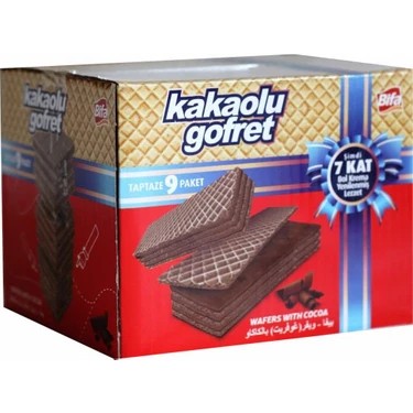 Bifa Dökme Kakaolu 8'li Gofret 1*1000 Gr