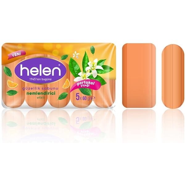 HELEN 2in1 Güzellik Sabunu 5' li Portakal Çiçeği 60 Gr