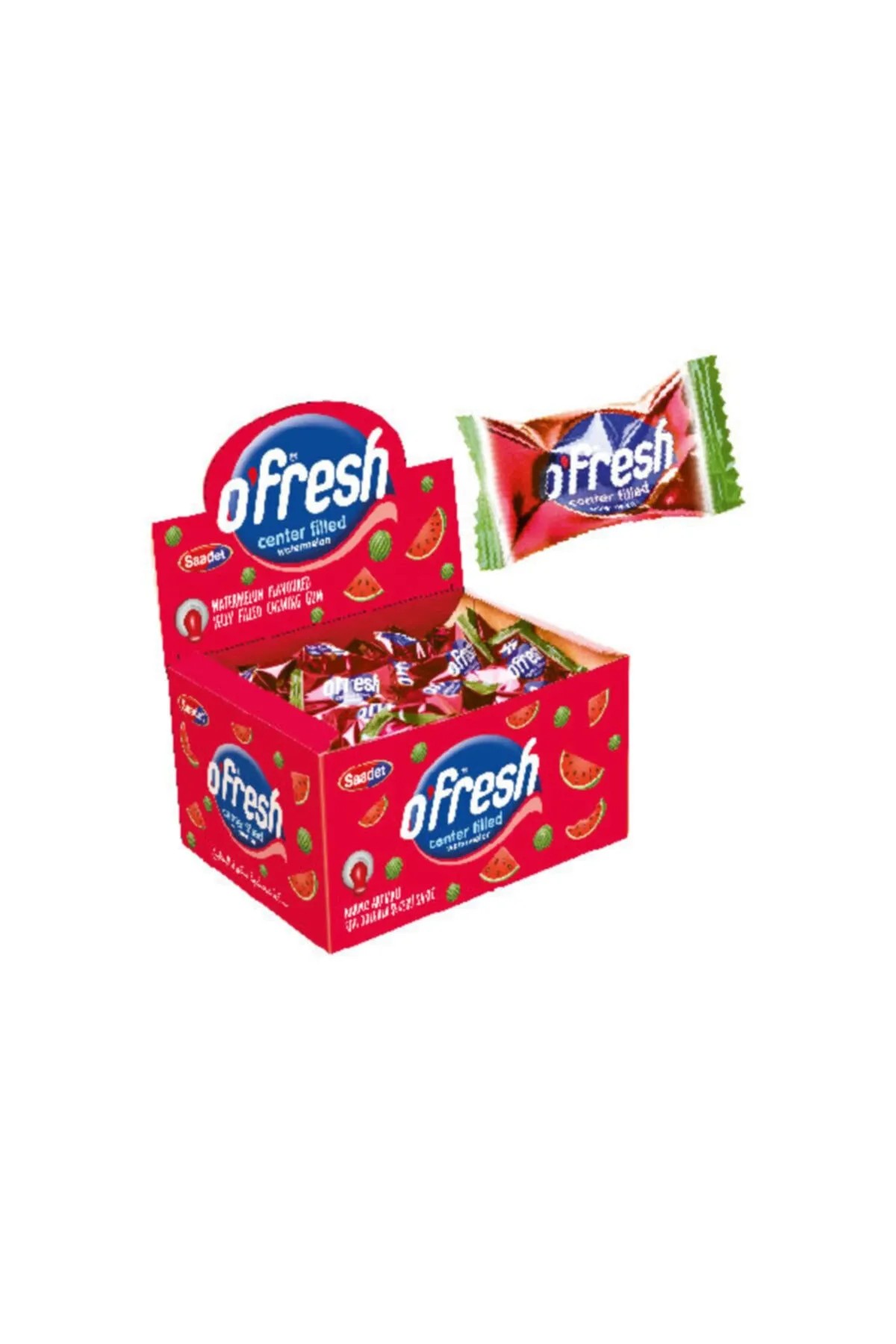 O' Fresh Karpuz Dolgulu Tatlı Sakız 4,5 Gr