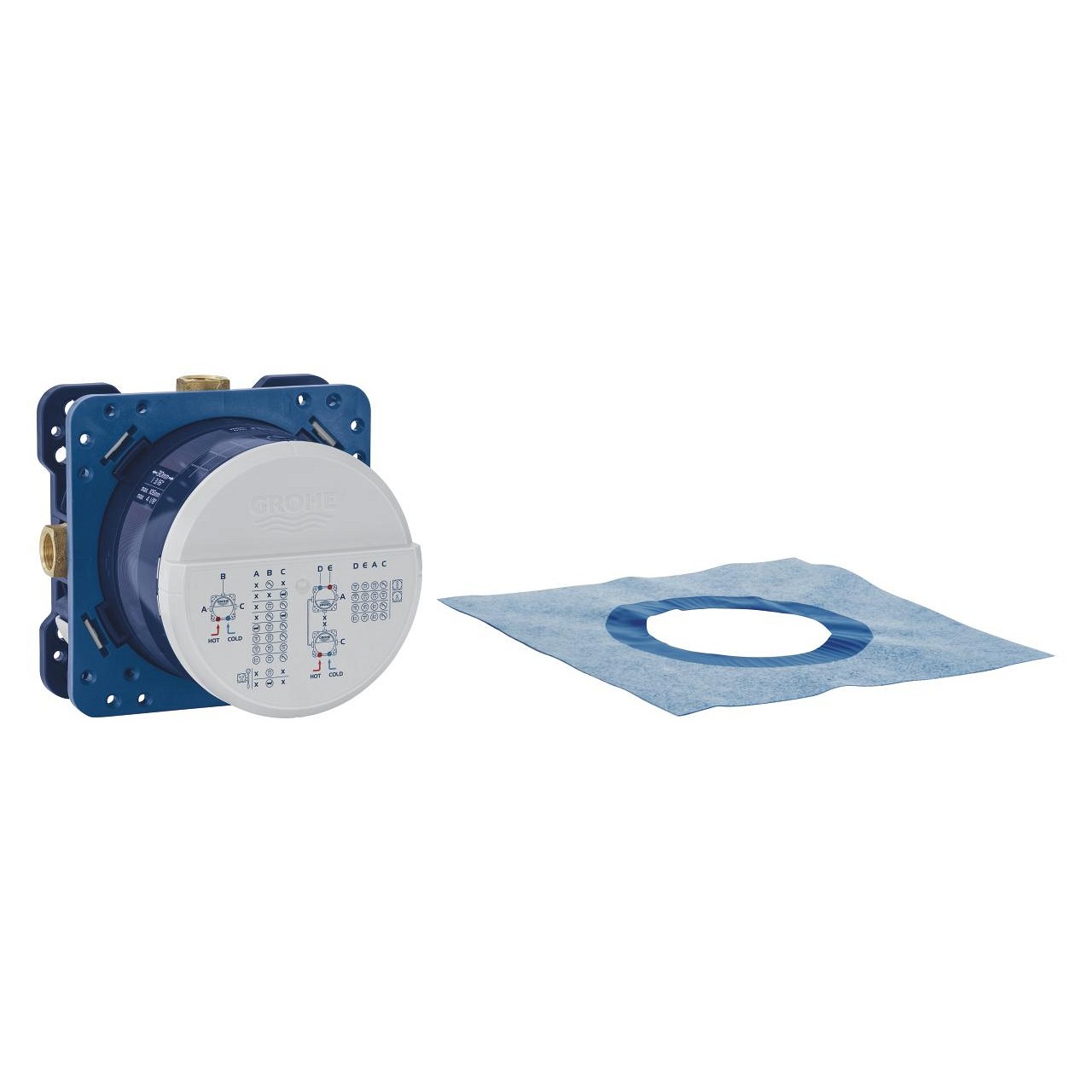 GROHE Rapido SmartBox İç Gövde Universal Giriş Kutusu, 1/2 GRH 35604000