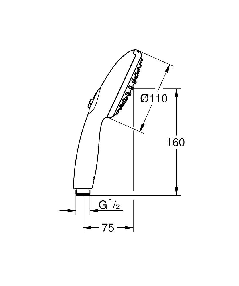 Tempesta 110 El Duşu 2 Akışlı GRH 2759730E