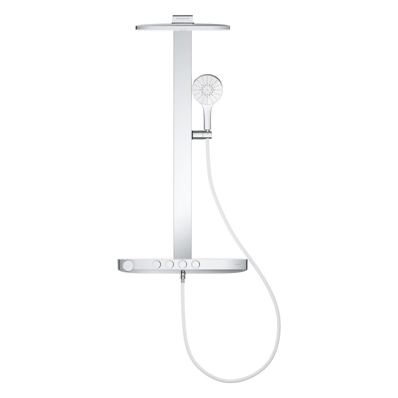 Rainshower Aqua Pure Duvara Monte Termostatik Bataryalı Duş Sistemi (Krom) GRH 1009610000
